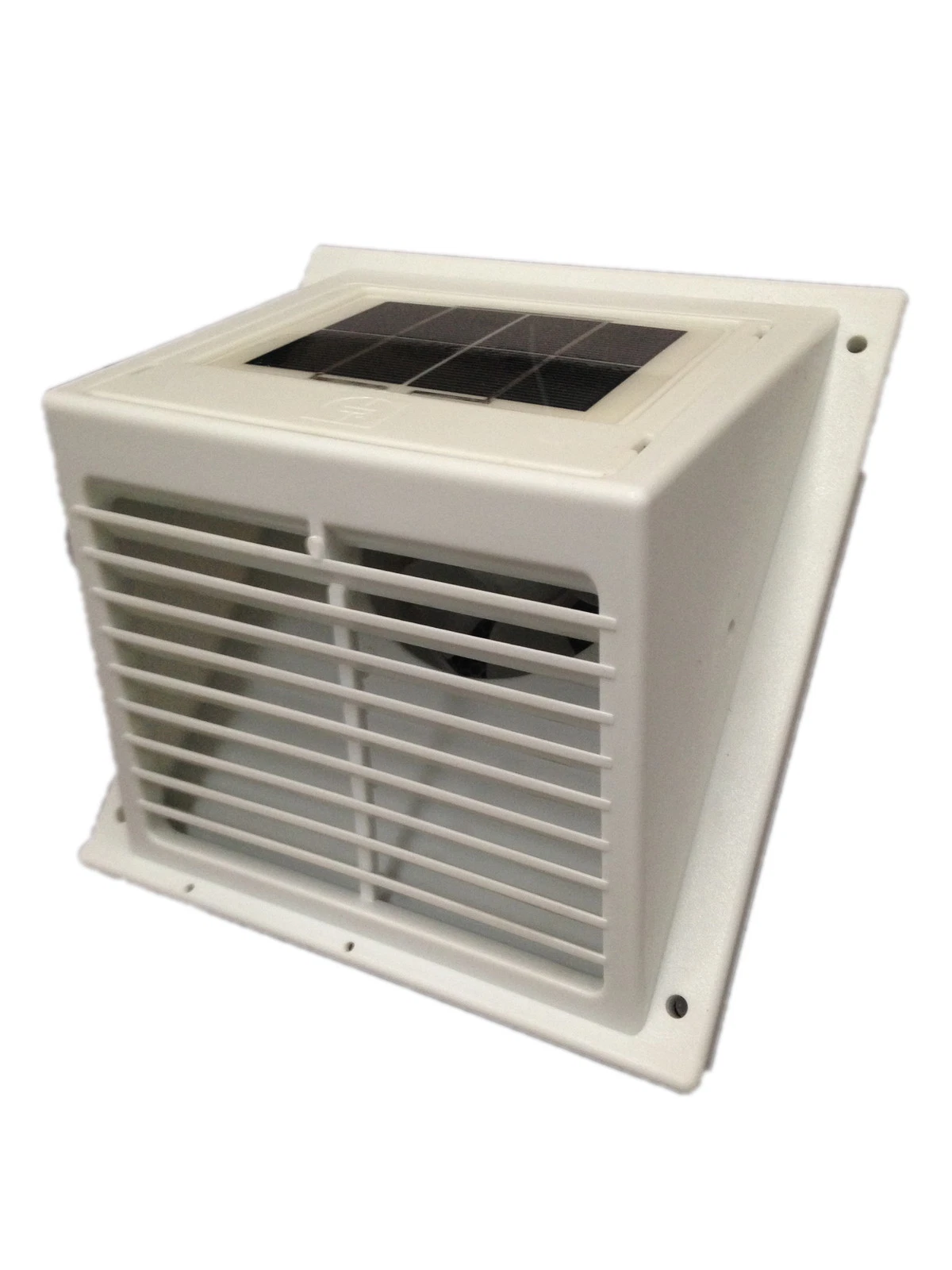 EG-SWF101 solar wall exhaust fan with integrated solar panel