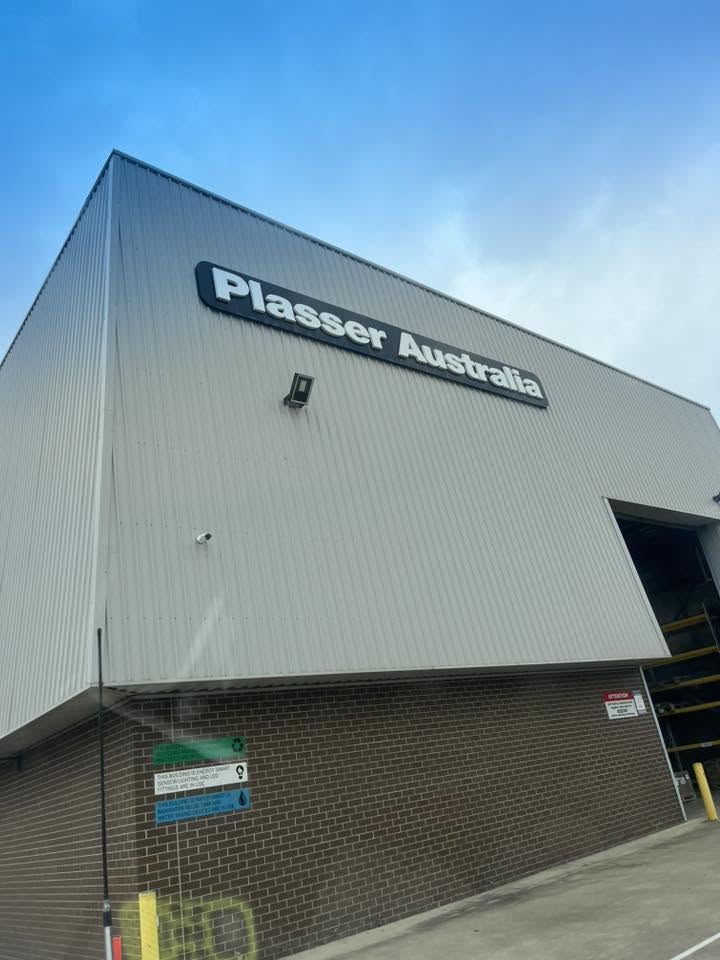 Exterior of the Plasser Australia commercial facility in St Marys